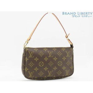Louis Vuitton Monogram Pochette Accessoires Accessory Shoulder Bag Black